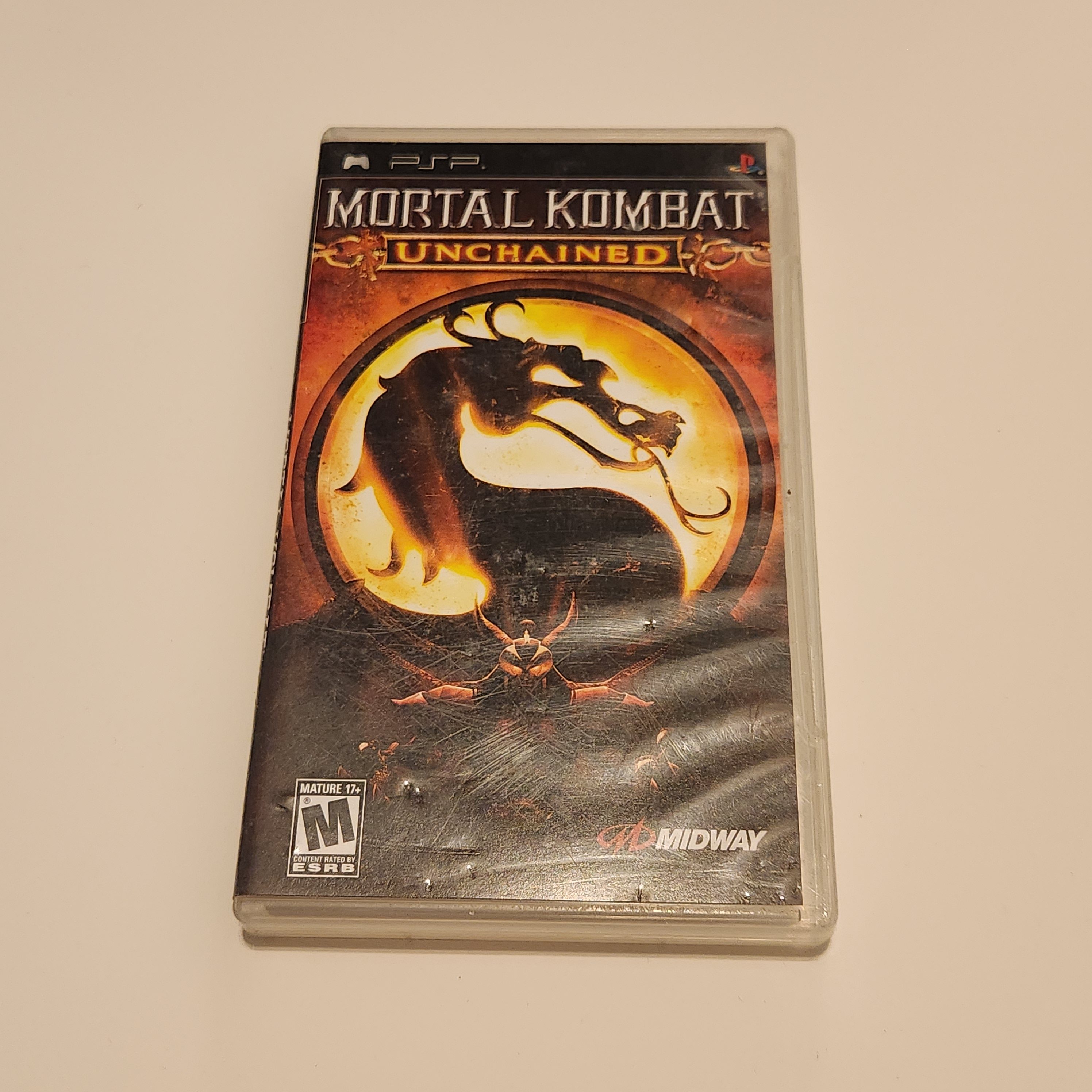 mortal kombat unchained psp very good no manual